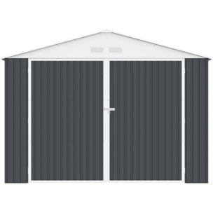 Garage en métal "Houston" 18,56m²  - Anthracite
