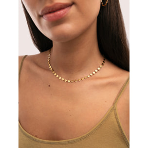 Collana Shells in Acciaio Placcato Oro