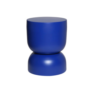 Table d'appoint. bout de canapé. table de chevet en métal. bleu Madi Ø32 x H 42cm
