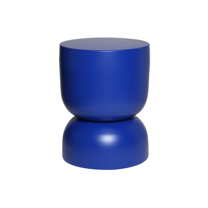 Table d'appoint. bout de canapé. table de chevet en métal. bleu Madi Ø32 x H 42cm