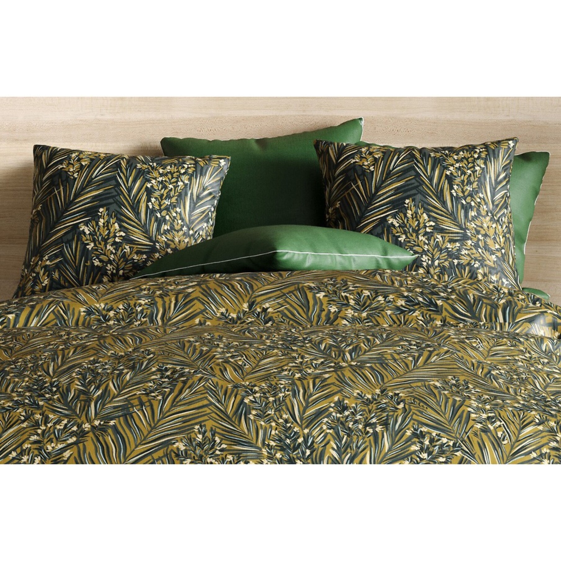 Parure De Couette 3pcs avec Taies oreiller 100% Coton Bio 57 Fils/cm2-nava