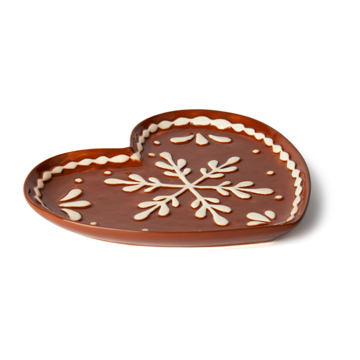 Piatto a Servire Excelsa- Wonderful Ginger, Ceramica Marrone