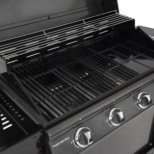 Barbecue au gaz RENO - 4 brûleurs avec thermomètre 14kW
