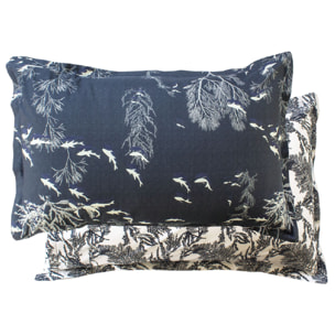 Taie d'oreiller Ocean indien encre