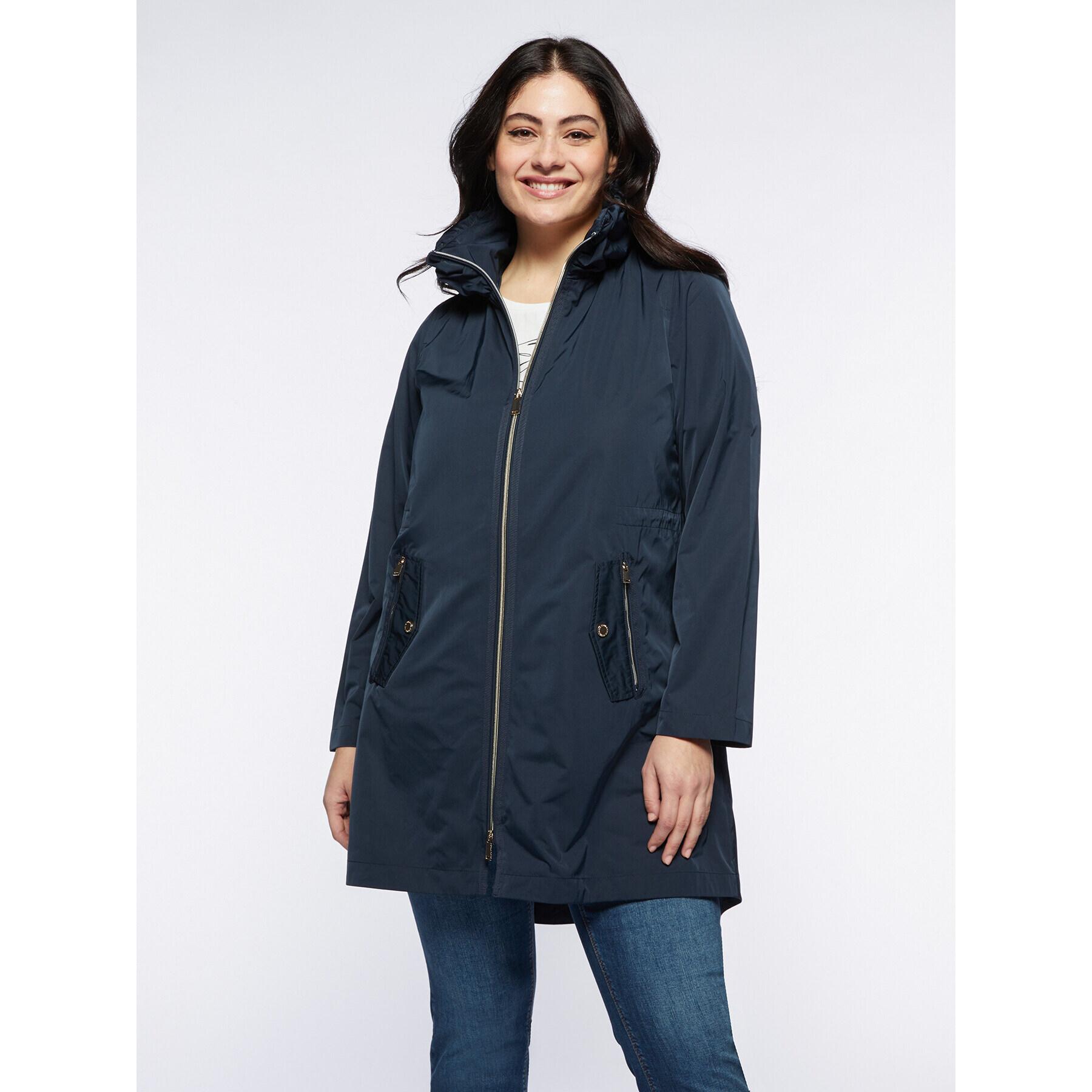 Fiorella Rubino - Parka ligera con cremallera - Azul