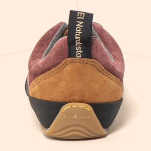 Zapatos N6082 SILK SUEDE RIOJA/ NEVORA color Rioja