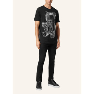 PHILIPP PLEIN Camiseta de cuello redondo y manga corta TEDDY