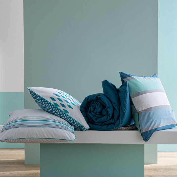 Taie d'oreiller en percale de coton, TENDANCE KILIM