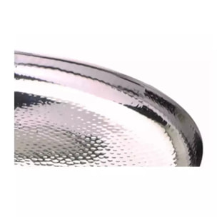 Plateau rond 40 cm martelé
