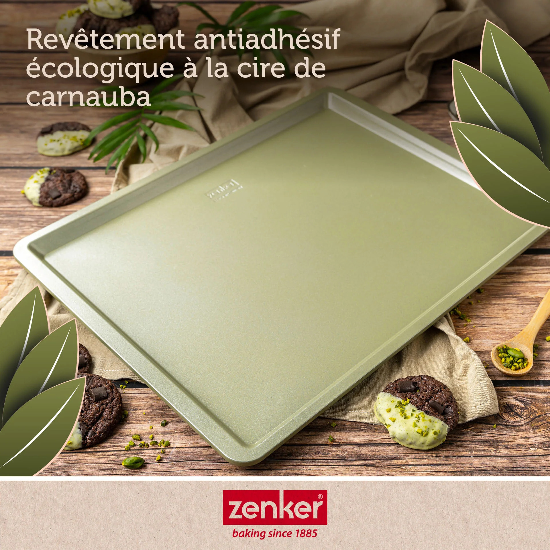 Plaque à pâtisserie 42 x 32 cm Zenker Green Vision