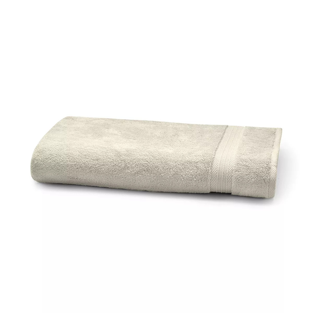 Serviette eponge pur coton 550 g/m² uni ivoire Elea ivoire-