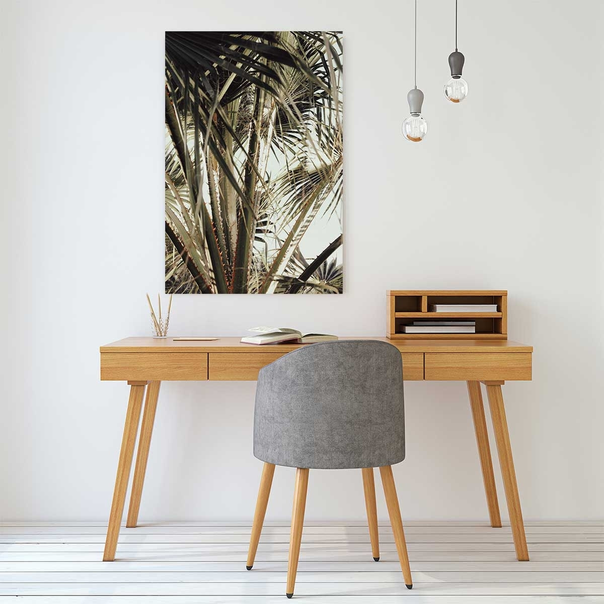 Tableau cœur de palmier Tableau plexiglas