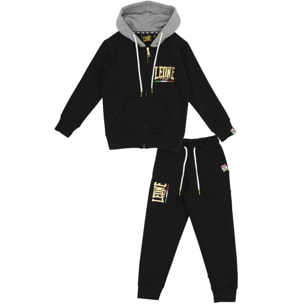 Chándal infantil con capucha Leone Chándal Gold Boy con cremallera completa