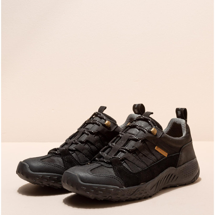 Zapatos N5621 MULTI MATERIAL BLACK/GORBEA color Black