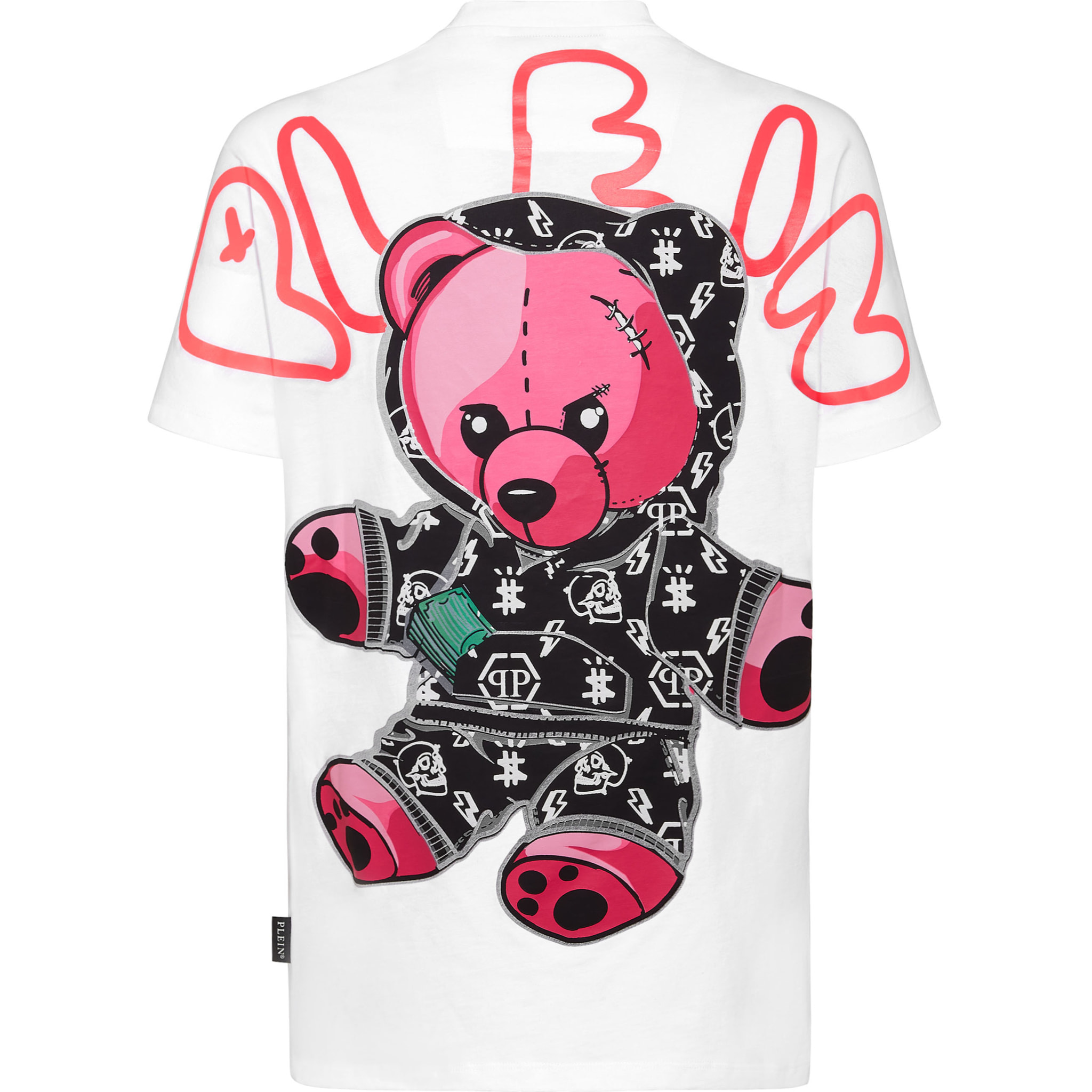 PHILIPP PLEIN T-shirt Round Neck SS print Teddy Bear