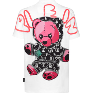 PHILIPP PLEIN T-shirt Round Neck SS print Teddy Bear