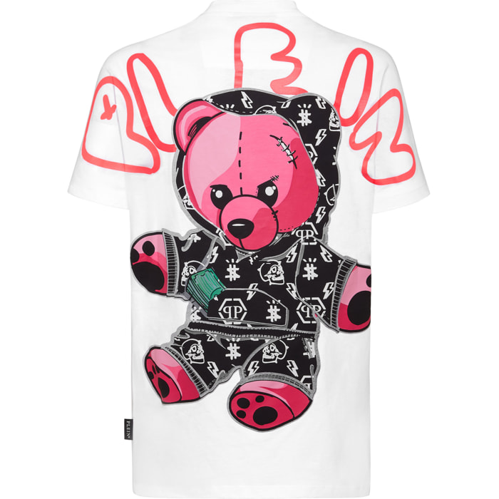 PHILIPP PLEIN T-shirt Round Neck SS print Teddy Bear