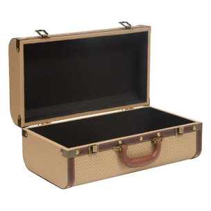 Lot de 2 cantines de rangement rectangulaires Bonie beige