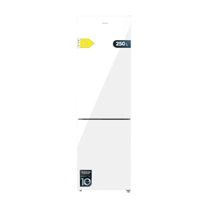 Cecotec Frigorífico combi Bolero CoolMarket Combi 250 White Glass D