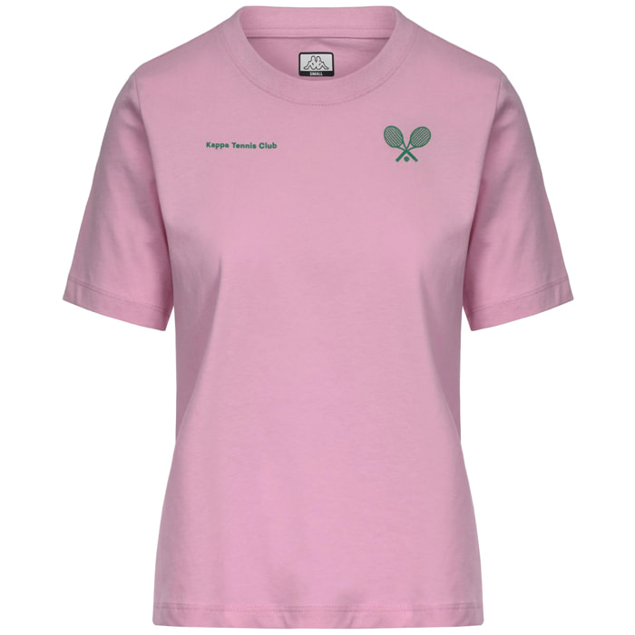 Kappa - T-Shirts & Top Donna Viola - Logo Iota