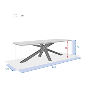 Table de jardin Limaya Acacia