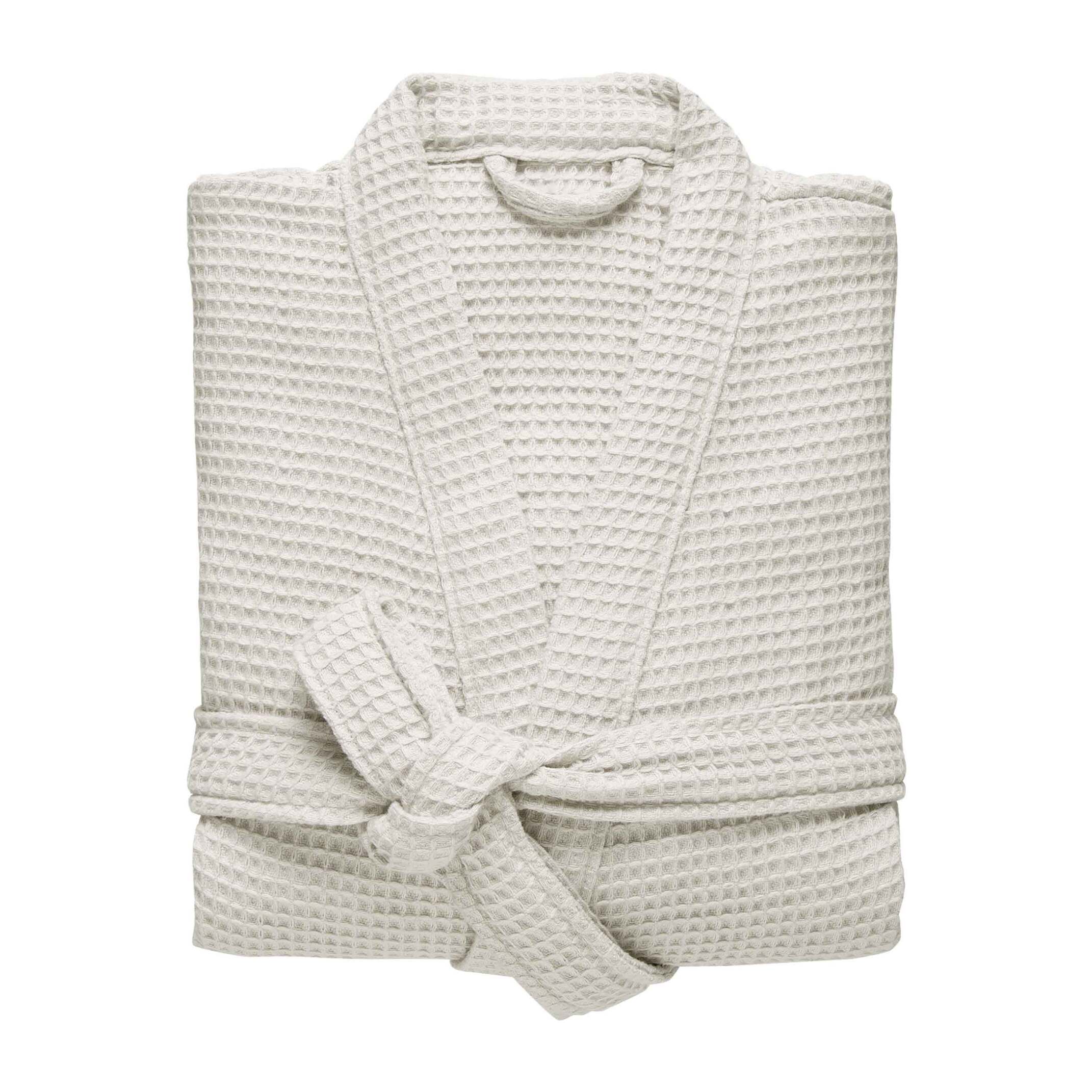 Peignoir col châle, éponge 280g/m² nid d'abeille