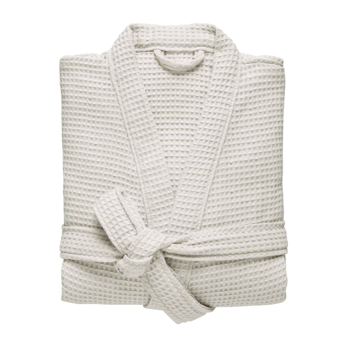 Peignoir col châle, éponge 280g/m² nid d'abeille