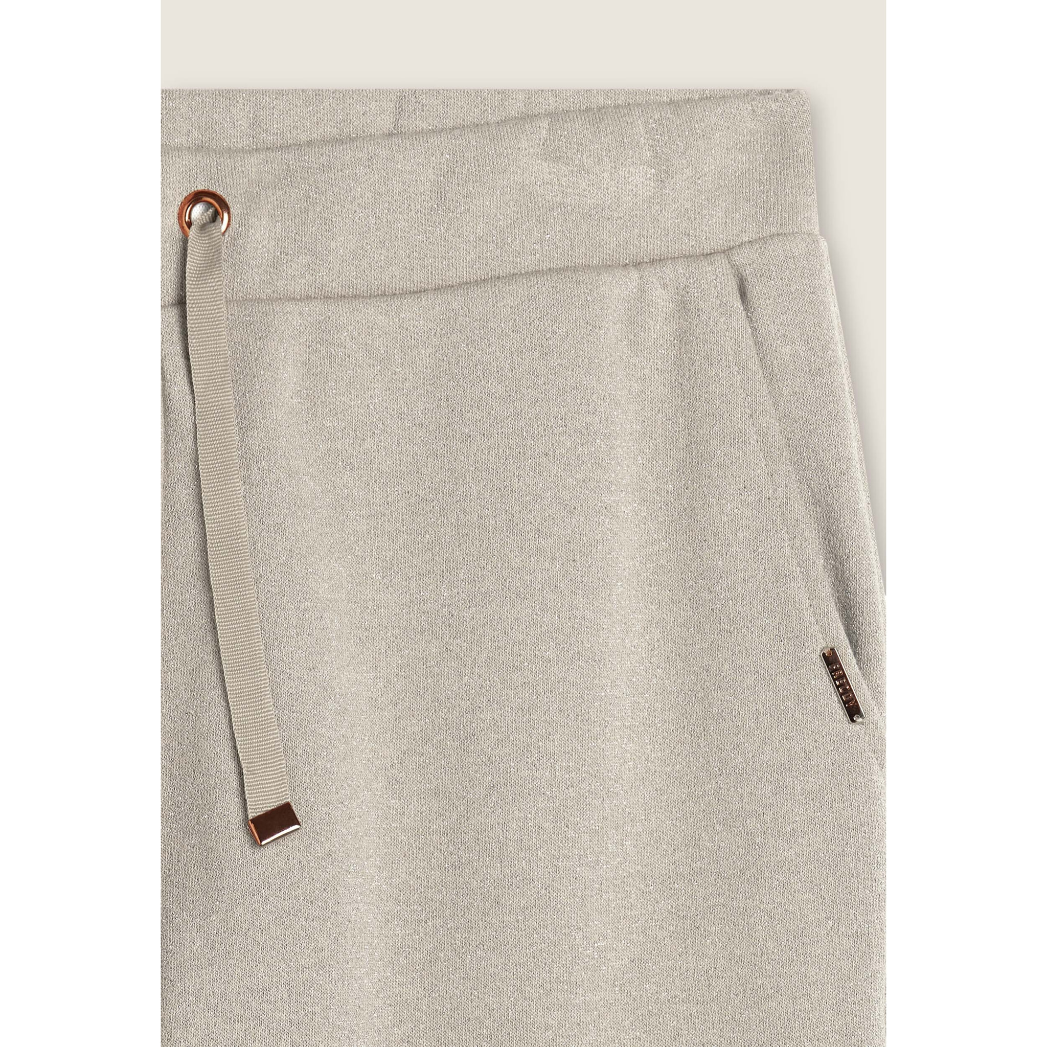 Pantaloni donna regular mélange lurex