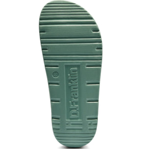Sandalias Abiertas de Mujer Hebilla Ajustable Vibe Azul Celeste