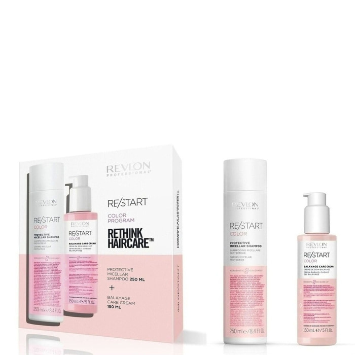 Re/start Color - Coffret Shampooing Micellaire Protecteur 250 ml et Crème Soin Balayage 150 ml