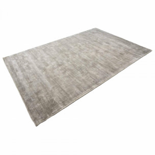 Tapis artisanal doux et soyeux tufté main en viscose