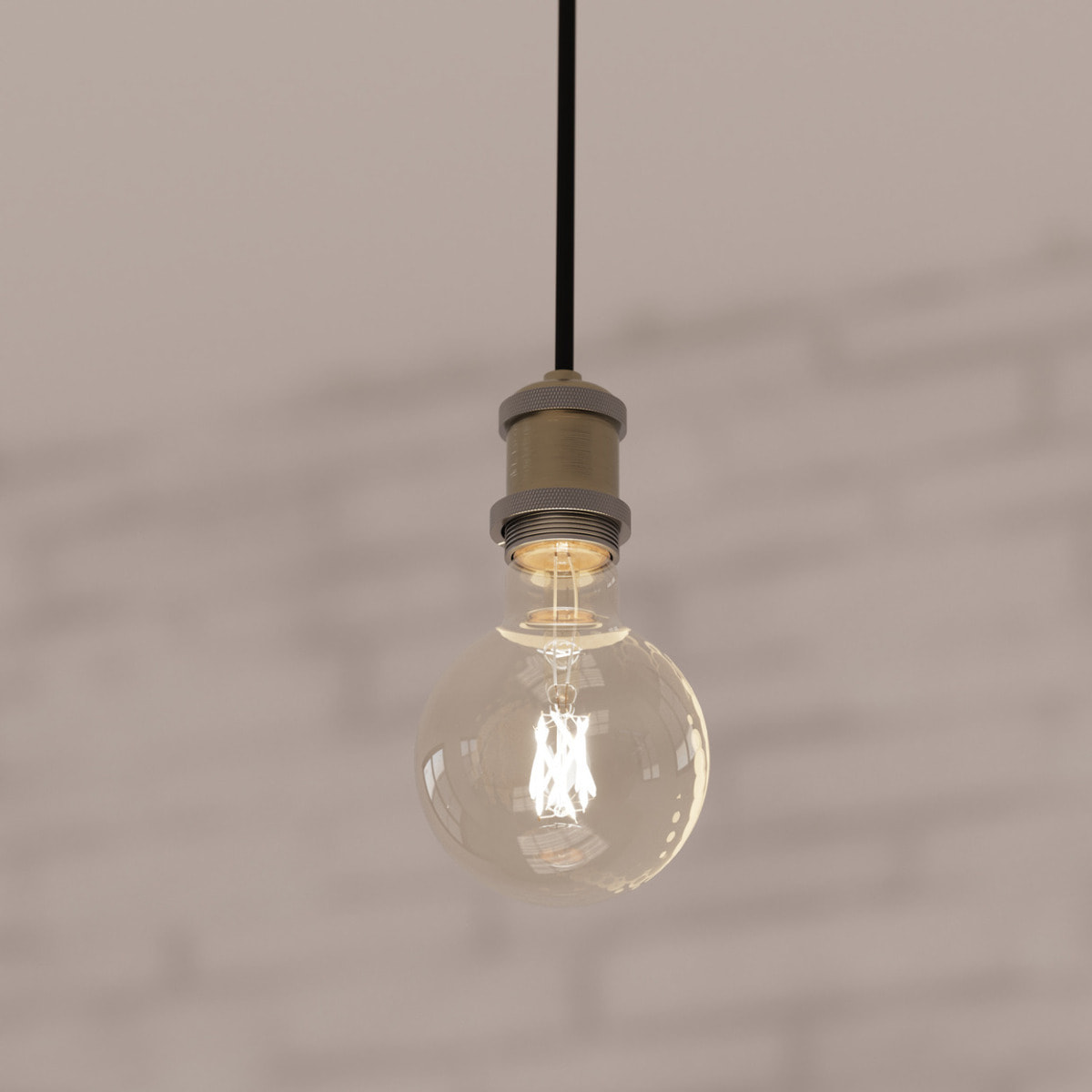Suspension métal doré D5cm