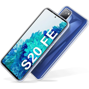 Coque Samsung Galaxy S20 FE 360° intégrale Protection avant et arrière silicone transparente