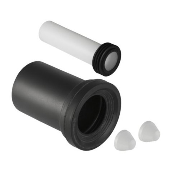 Set jeu de manchettes pour cuvette suspendue + isolation phonique Alca pour WC et bidets suspendus (152.426.46.1-SET)