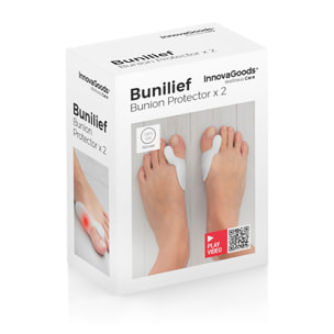Correcteur et Protecteur pour Durillons en Silicone Bunilief InnovaGoods 2 Unités