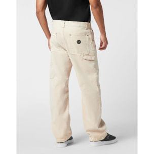 PHILIPP PLEIN Denim Trousers Loose Fit