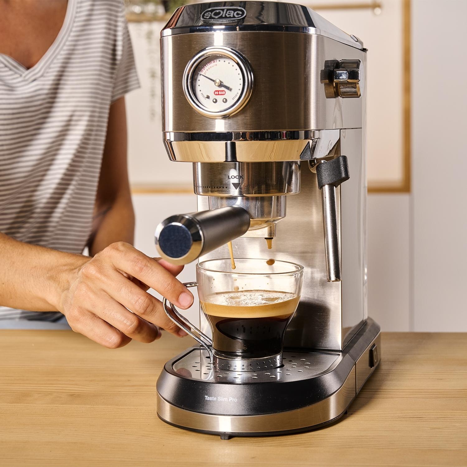 Solac - Cafetera Espresso Taste Slim Pro 1350 W