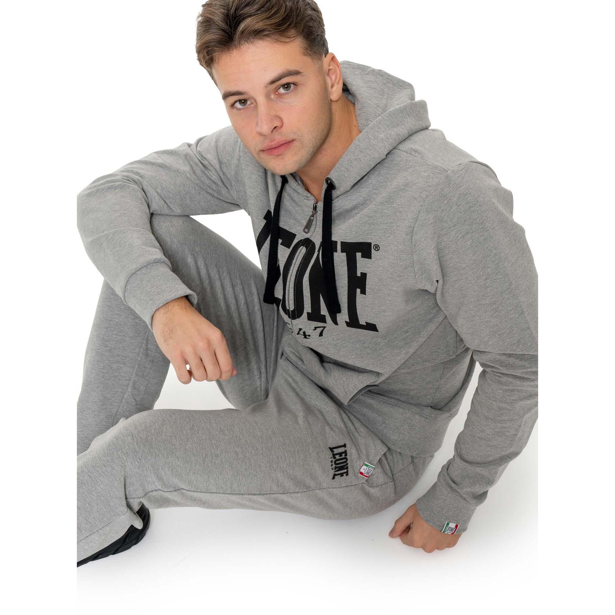 Pantalone sportivo invernale da uomo con polsino con logo piccolo 'Basic'