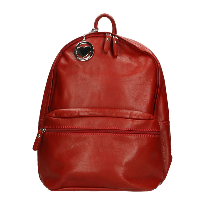 Chicca Borse Borsa Zaino Rosso
