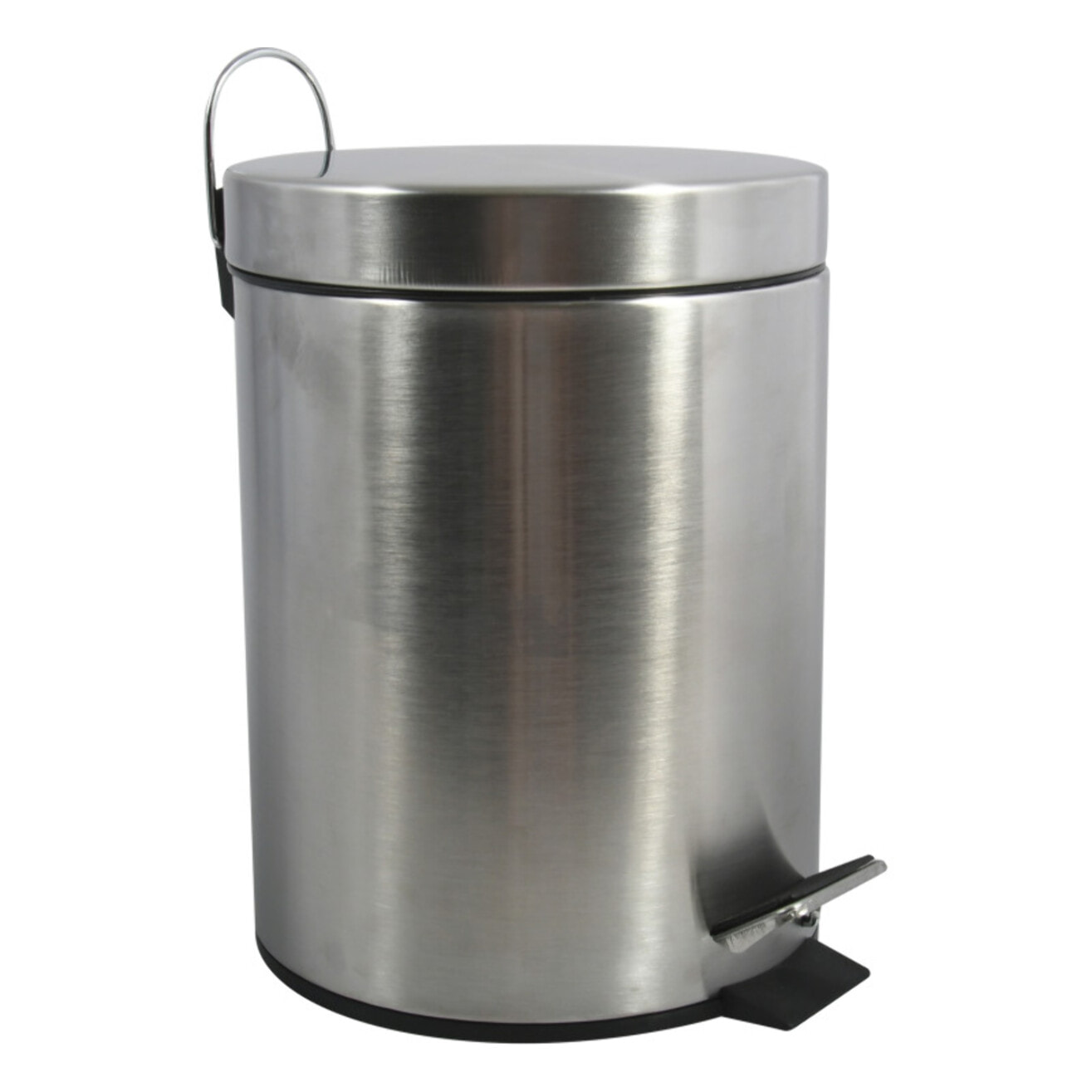 Poubelle à pédale Inox 5L Inox Satiné MSV