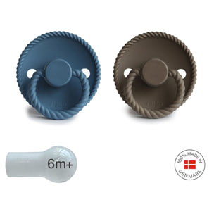 Frigg Pack 2 Chupetes Block Silicona Rope