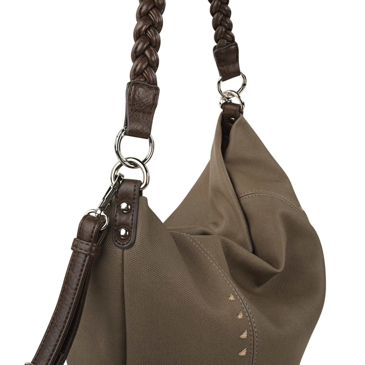 Bolso Hobo-Hombro Lois Indiana Taupe