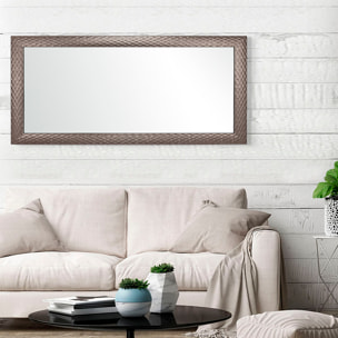 Espejo Rombo poliestireno dorado champagne 145x74x3 cm