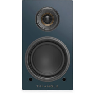 Enceinte bibliothèque active TRIANGLE LN01A ELARA Bleue X2