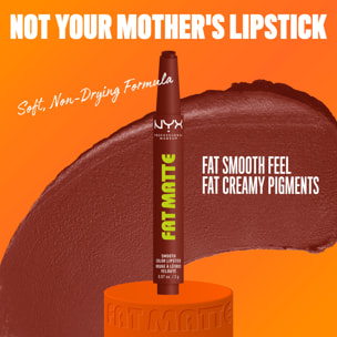 NYX Professional Makeup Fat Matte Rouge à Lèvres Mat Crémeux Cocoa Cuddles