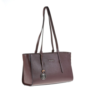 Borsa a mano da donna Made in Italy - Modello Valeria Nova - 100% pelle - 42.0 x 21.5 x 12.5 cm