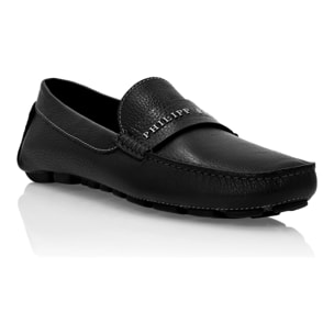 PHILIPP PLEIN Leather Moccasin