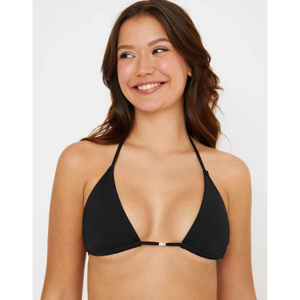 Top Bikini Triángulo Negro - Madi