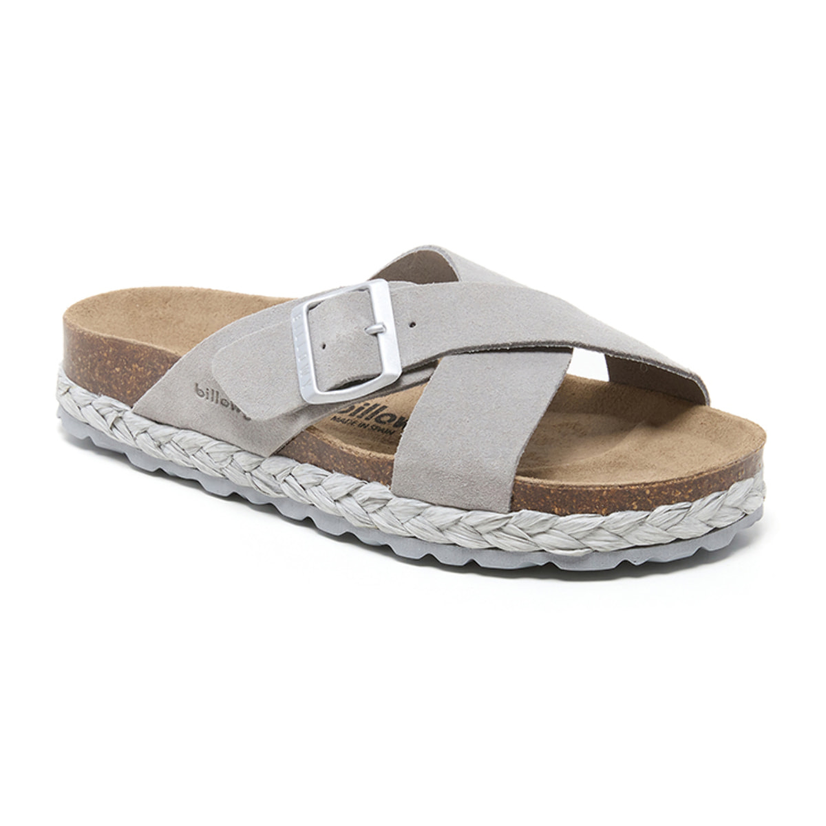 SANDALO CON ZEPPA BILLOWY GRIGIO