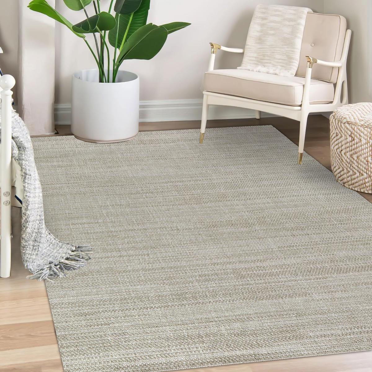Tapis extérieur tissé kilim rectangle TOTI